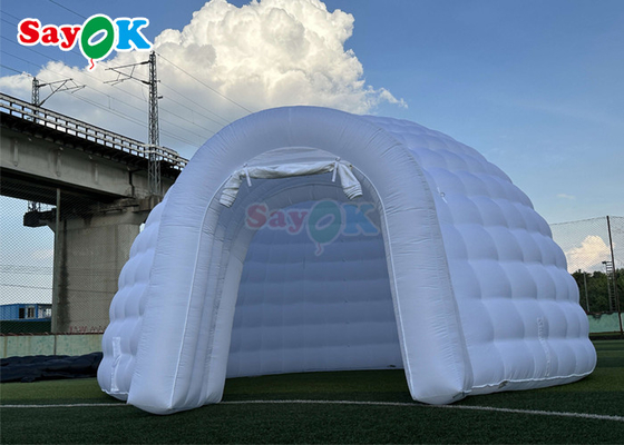 Barraca de ar inflável de iluminação personalizada para ambientes externos