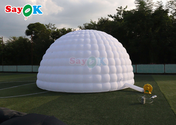 Barraca de ar inflável de iluminação personalizada para ambientes externos