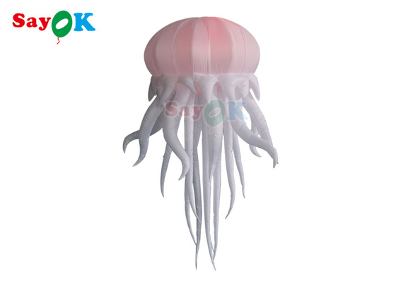 Fantoche inflável do balão das medusa do traje com a luz do diodo emissor de luz que pendura balões infláveis do polvo do diodo emissor de luz
