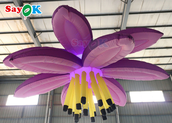 Diversão inflável flor decoração balão publicidade ao ar livre modelo inflável