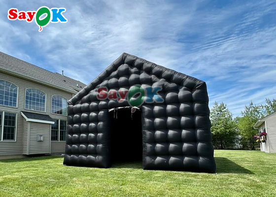 Disco Negro Luz Inflável Clube Noturno Móvel Tenda Portátil Iluminação de Festa Led Para Aluguel de Clube Noturno Inflável