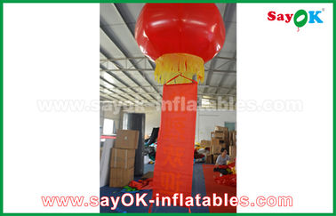 Lanterna inflável vermelha Glim Scaldfish da decoração inflável de nylon da iluminação de pano