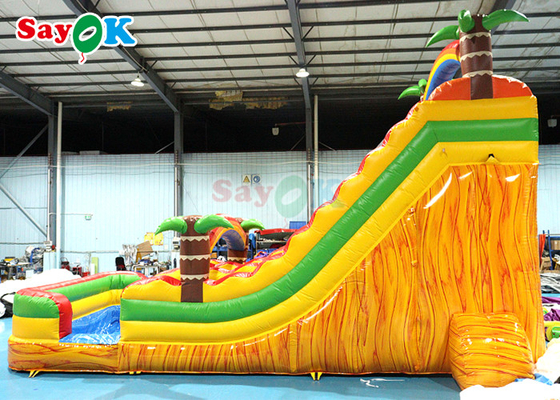 Salto de água inflável com piscina para adultos Slide N 9x5.5x6mH