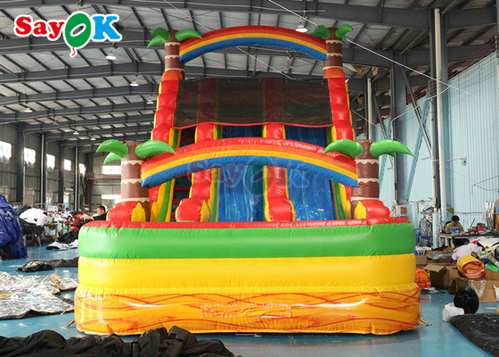 Salto inflável salto PVC lonas de água infláveis escorregas comerciais crianças piscina escorregador de água
