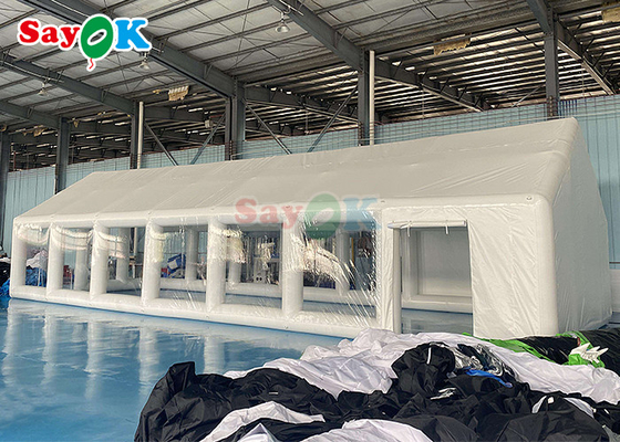 Customizado grande transparente inflável cobertura tenda piscina inflável festa e evento