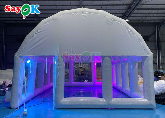 TPU inflável edifício de cúpula de bolhas coberto de cobertura de ar tenda de água 23x18ft
