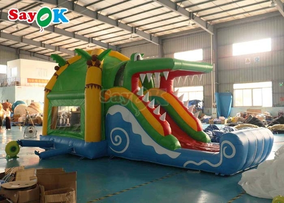 Slide e deslizamento inflável Casa de salto inflável Crianças saltando Castelo de salto Slide combinado