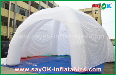 Da exposição inflável gigante branca inflável do PVC da propaganda da barraca da Multi-pessoa barraca inflável da aranha