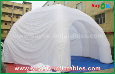 Da exposição inflável gigante branca inflável do PVC da propaganda da barraca da Multi-pessoa barraca inflável da aranha