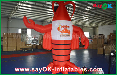 Lagosta inflável vermelha grande para anunciar a decoração/modelo artificial gigante da lagosta