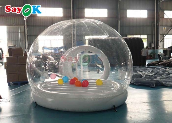 Casa de bolhas de PVC de qualidade comercial Festa de crianças Cúpula clara Balão de jardim Tenda