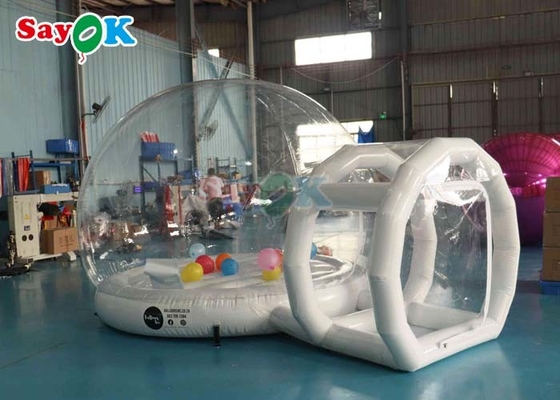 Casa de bolhas de PVC de qualidade comercial Festa de crianças Cúpula clara Balão de jardim Tenda