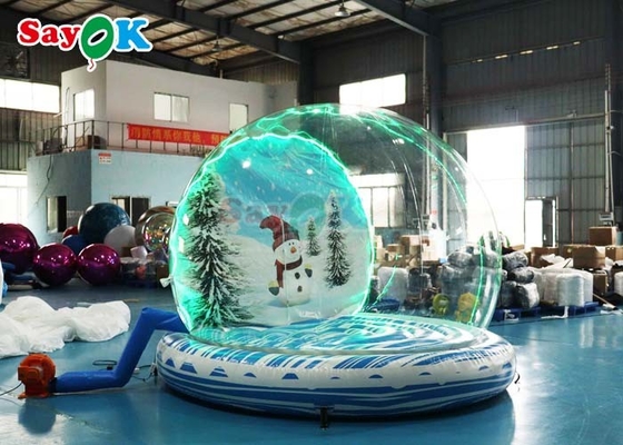 Gigante inflável bola de neve festa bolha de bolha rebentar Natal Globo de neve para o evento