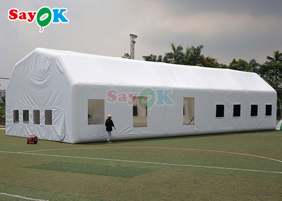 Casa de espuma inflável branca Casa de pintura aerógrafa Casa de expansão de tendas para acampamento Estação de estacionamento de carro Club de estação de trabalho