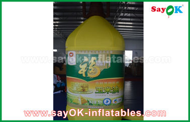 produtos infláveis feitos sob encomenda da garrafa 3mH inflável para a propaganda comercial de óleo de milho