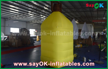 produtos infláveis feitos sob encomenda da garrafa 3mH inflável para a propaganda comercial de óleo de milho