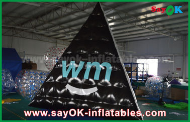 Logotipo impermeável da pirâmide da explosão do PVC que imprime produtos infláveis relativos à promoção para o evento