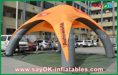 Barraca de acampamento inflável 4 pés de barraca de acampamento inflável colorida do homem-aranha para a decoração da exposição/partido