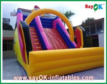 Slide de piscina inflável para aluguel L6 X W3 X H5m customizado