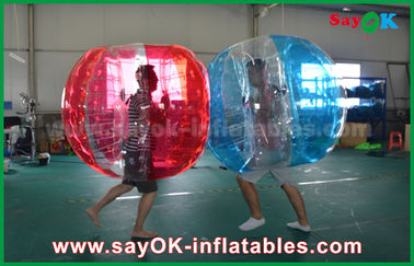 Bolha inflável colorida popular alugado do futebol dos jogos infláveis, bola humana da bolha do futebol para o adulto e crianças