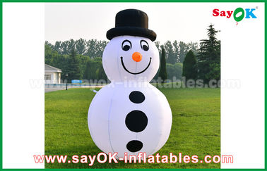 boneco de neve branco popular/Olaf dos personagens de banda desenhada infláveis de pano de 210D Oxford