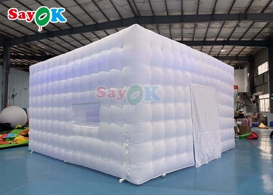 19.7ft comercial inflável Led Light Tent Outdoor inflável Air Cube Tent para eventos de festa