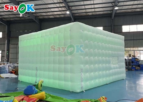 19.7ft comercial inflável Led Light Tent Outdoor inflável Air Cube Tent para eventos de festa
