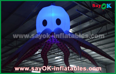 Iluminação inflável gigante do polvo/Devilfish da iluminação do animal de mar para a decoração ou o partido