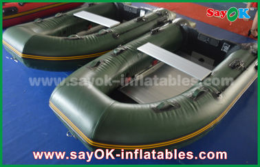 Esverdeie 0,9/1,2 de encerado milímetros de barcos do PVC Inflatabe com assoalho/pás de alumínio