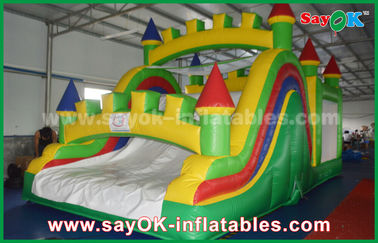 Casa inflável gigante personalizada do salto, leão-de-chácara inflável comercial