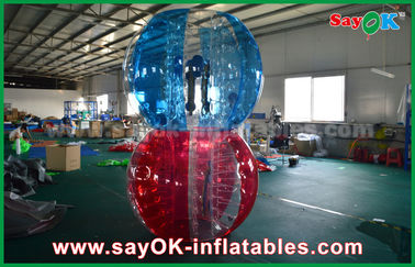 Jogos infláveis transparentes dos esportes dos jogos infláveis TPU da jarda, bola gigante da bolha do corpo humano