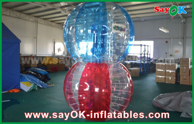 Jogos infláveis transparentes dos esportes dos jogos infláveis TPU da jarda, bola gigante da bolha do corpo humano