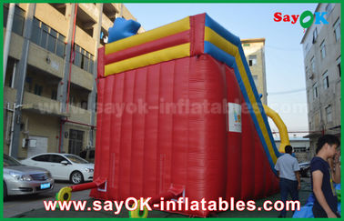 Castelo de salto com escorrega personalizado 0,55 PVC lonas infláveis escorregador de salto para diversão aquática / parque aquático
