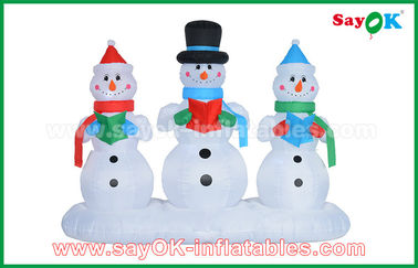 210 decorações infláveis do feriado do boneco de neve do Natal de pano de D Oxfor personalizadas