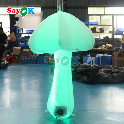 3.2ft Publicidade decoração inflável realista cogumelos infláveis / cogumelo leve inflável