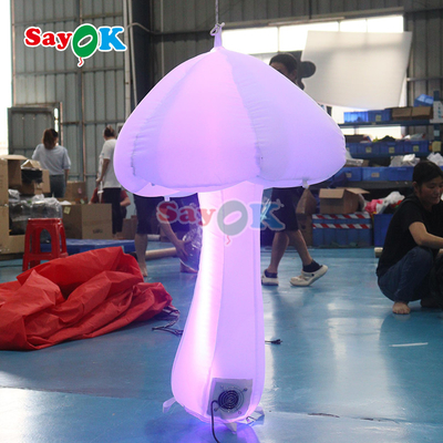 3.2FT Fungos Infláveis Luz de Natal Decoração de Fungos Infláveis