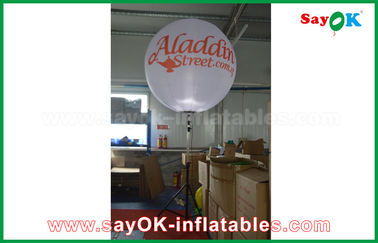 Decoração inflável para anunciar, balão da iluminação do diâmetro do costume 1.5m do suporte com tripé