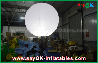 Decoração inflável para anunciar, balão da iluminação do diâmetro do costume 1.5m do suporte com tripé
