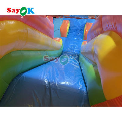 Slide de água de qualidade comercial Slides duplos infláveis