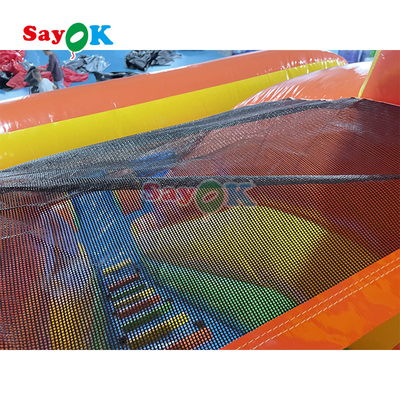 Slide de água de qualidade comercial Slides duplos infláveis