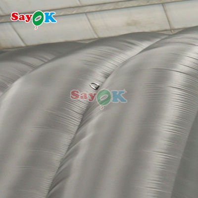 10x6x5.4mH Black Dome Inflatable Stage Tent para evento de festa