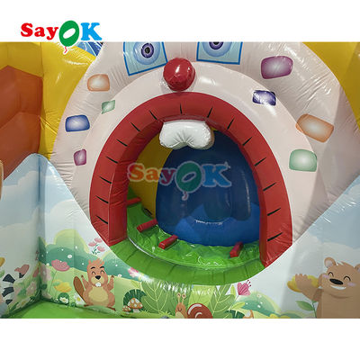 Crianças seguras e entretidas com o Air Bounce Slide Playhouse