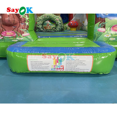 Jogos infláveis de castelo para crianças Jogos infláveis de casa Jump Bouncing And Slide com seleção de moinho de vento