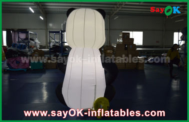 Produtos infláveis feitos sob encomenda duráveis, desenhos animados infláveis animais da panda para anunciar