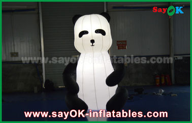 Produtos infláveis feitos sob encomenda duráveis, desenhos animados infláveis animais da panda para anunciar