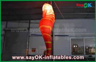 Decoração inflável da iluminação do CE, cavalo de Mar Vermelho inflável feito sob encomenda para a exposição