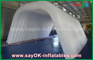 Barraca inflável branca adulta feito-à-medida do túnel da barraca inflável do ar para o evento/feira profissional