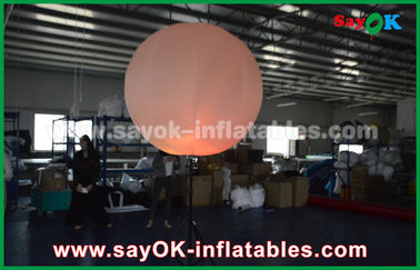 A decoração/halogênio infláveis da iluminação de pano de nylon ou conduzido ilumina-se Balloons acima