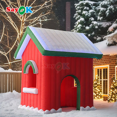 Casa de Natal Inflável Tenda de Papai Noel