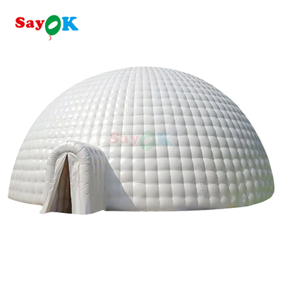 PVC Tarpaulin 12m 40ft Gigante inflável iglu tenda Dome para eventos de festas ao ar livre Esportes
